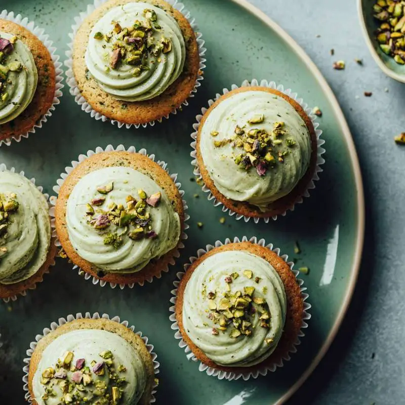 Authentic Pistachio Cupcakes: Real Flavor, No Pudding Mix
